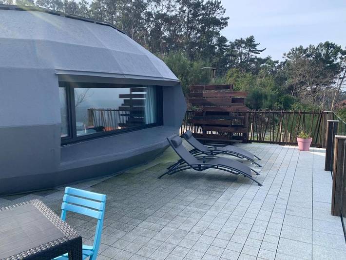 Camping für 3 Personen, mit Whirlpool und Terrasse sowie Ausblick in Galicien - 2