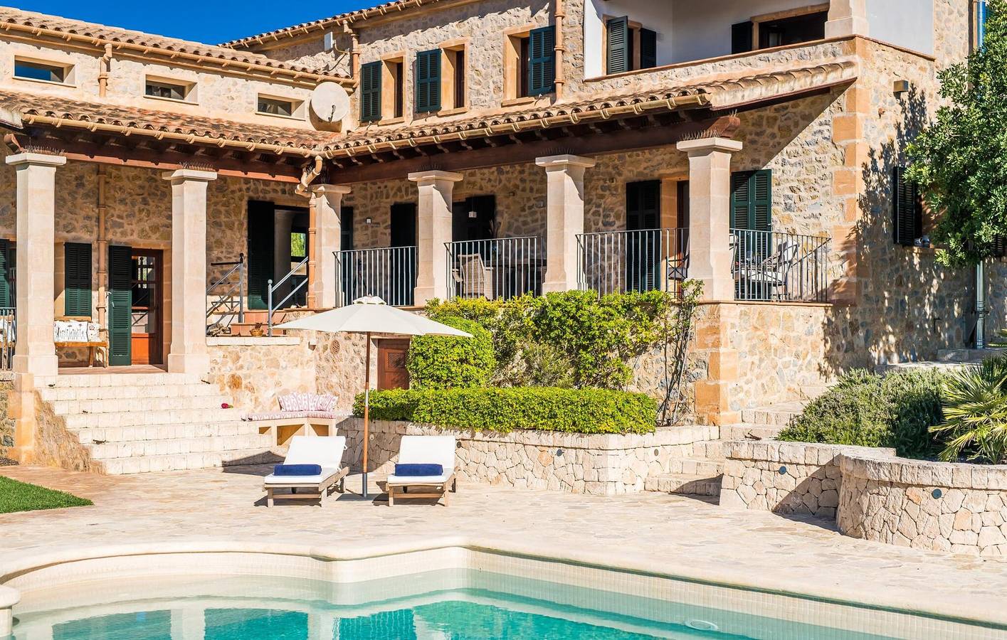 Appartement confortable avec terrasse, piscine et barbecue in Petra, Majorque l'intérieur des terres
