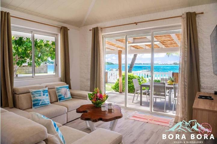 Ferienhaus für 6 Personen, mit Terrasse und Garten auf Bora Bora