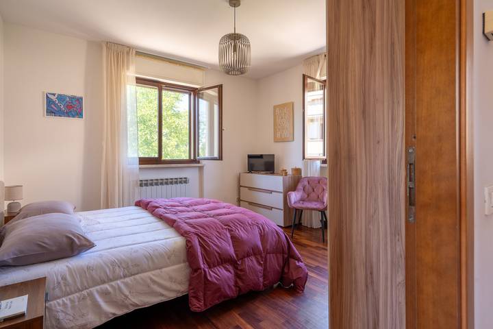 Appartamento per 3 persone, con Balcone e Giardino nonché Vista lago in Lago Trasimeno