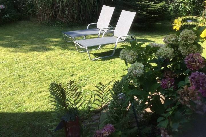 Ferienwohnung für 3 Personen, mit Garten und Balkon