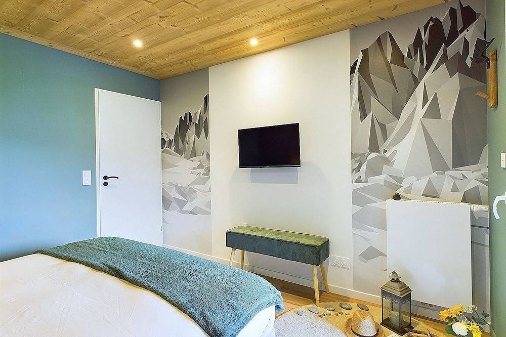 Appartement entier, Appartement cosy avec vue sur le Mont-Blanc et Aiguille du Midi in Domancy, Pays du Mont-Blanc