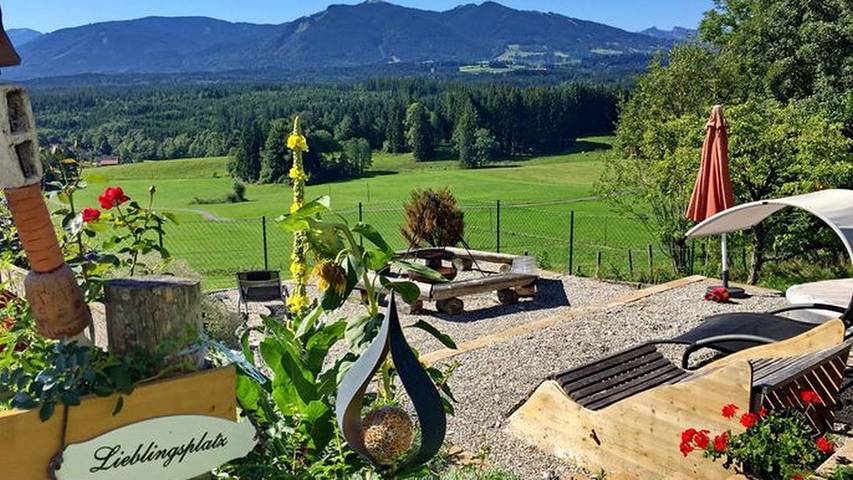 Ferienwohnung für 2 Personen, mit Balkon und Garten in Das Blaue Land - 4