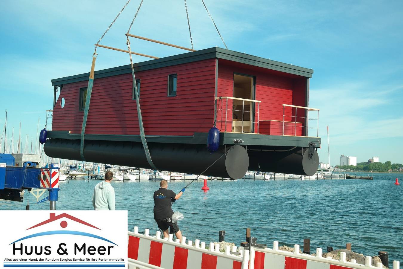 Hausboot Kaddi`s Sunflower - Huus & Meer in Burg auf Fehmarn, Fehmarn
