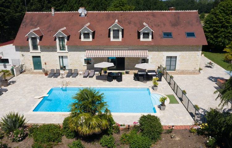 Chambre d’hôte pour 2 personnes, avec jardin ainsi que piscine et jacuzzi dans Centre-Val de Loire - 4