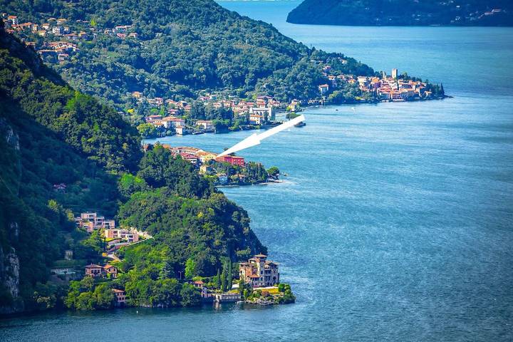 Ferienwohnung für 4 Personen, mit Seeblick und Garten sowie Ausblick in Comune di San Siro - 4