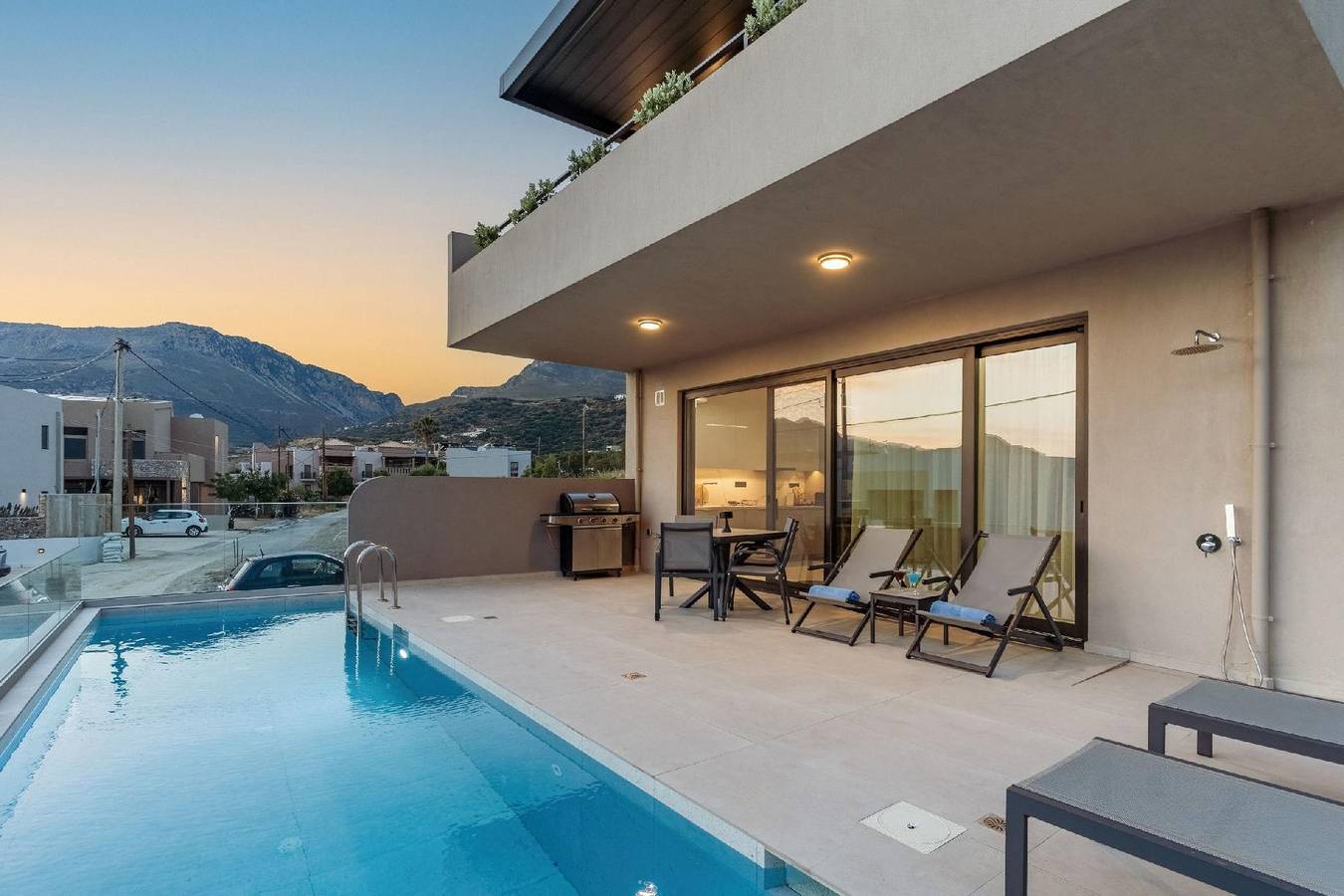 Neue Villa Anemoni mit privatem Pool, 100m zum Strand in Plakias, Rethymno und Umgebung