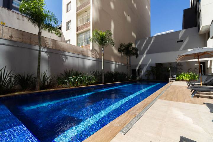 Holiday rental for 2 people, with pool and balcony, with pets in Brazil