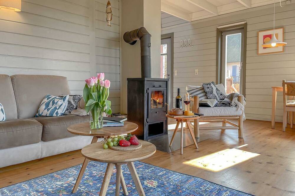 Traumhaff® Verträumte Lotsen Romantik Ostsee, privates Nordicspa, Kamin, Boot in Rieth am See, Luckow