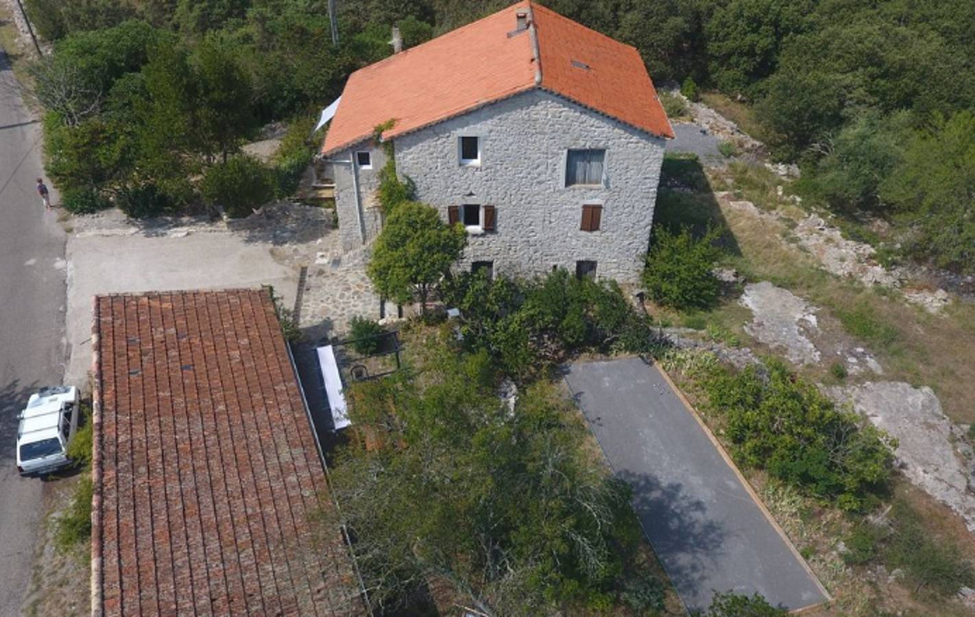 Gezellig huis in Les Vans, bergzicht in Les Vans, Cevennen