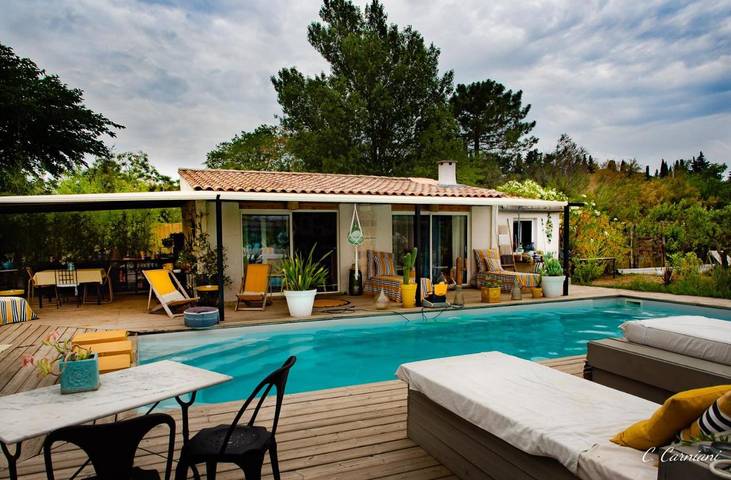 Chambre d’hôte pour 2 personnes, avec piscine ainsi que jardin et vue - 1
