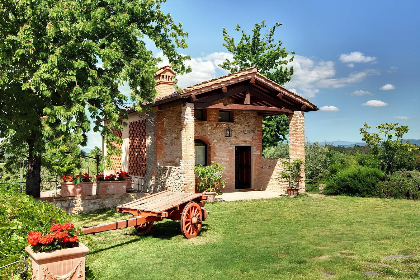 Ganze Wohnung, Apartment 'Mini in Chianti' mit gemeinsamem Pool, Wlan und Klimaanlage in San Casciano in Val di Pesa, Chianti
