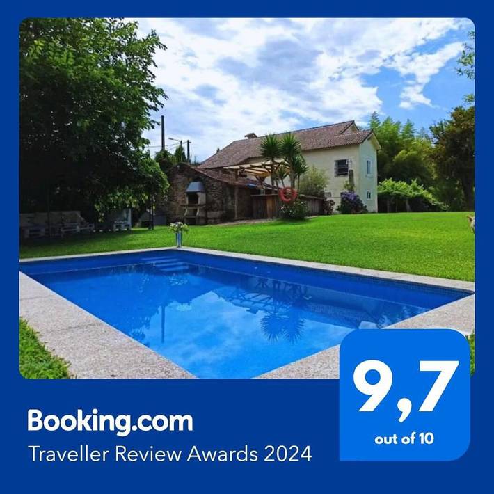 Casa rural para 8 personas, con vistas además de piscina y jardín en Salvatierra de Miño - 3