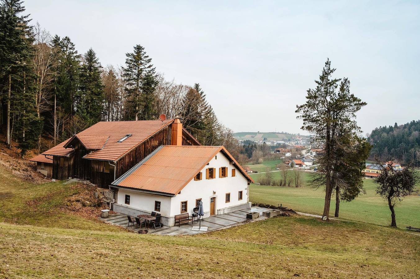 Grillnhäusl - Grillnhäusl - Ruheoase in Alleinlage mit Sauna, Erlebnisstadl & Rehen vor der Haustür in Wegscheid, Ostbayern