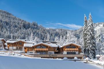 Apartmenthotel für 4 Personen, mit Pool und Sauna sowie Ausblick und Garten in Flachau
