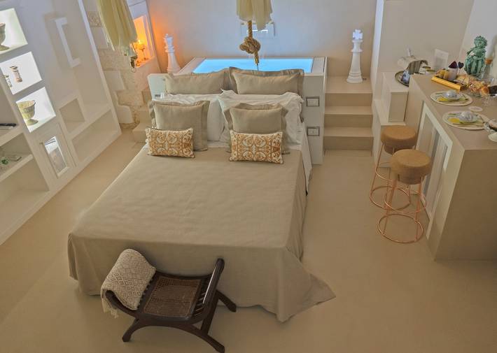 Holiday rental for 3 people, with balcony and hot tub in Ostuni
