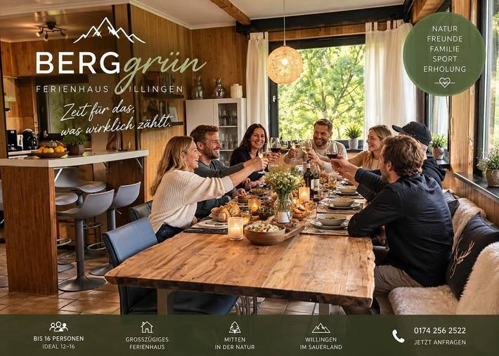 Ferienhaus für 19 Personen, mit Terrasse und Garten in Willingen - 2