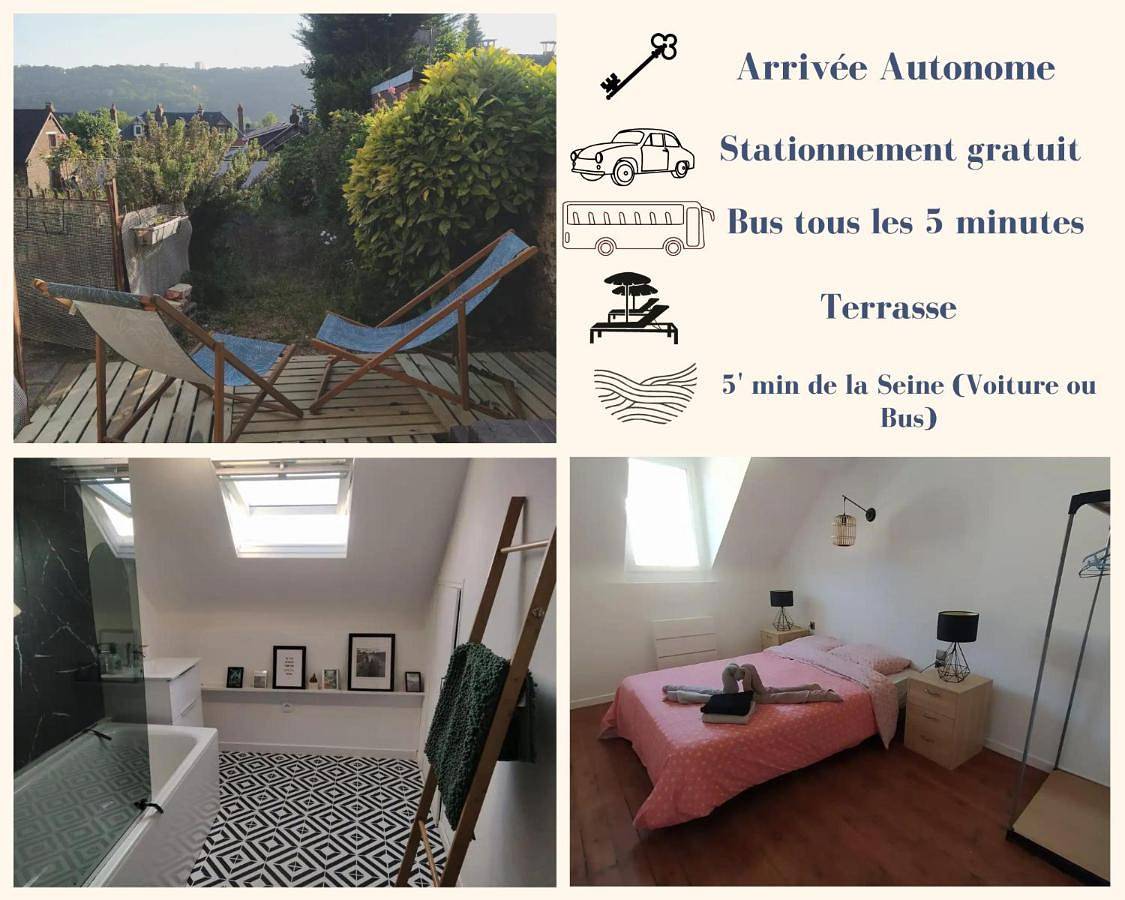 Appartement entier, One-Bedroom Apartment in Déville-lès-Rouen, Région de Rouen