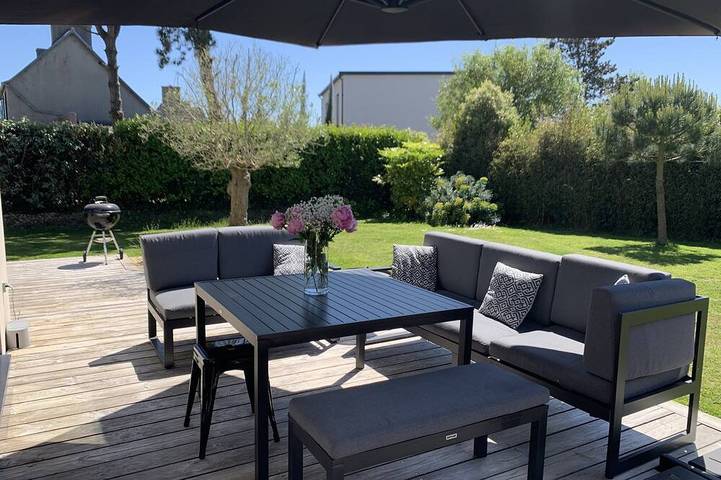 Maison de vacances pour 7 personnes, avec terrasse et jardin à Carantec