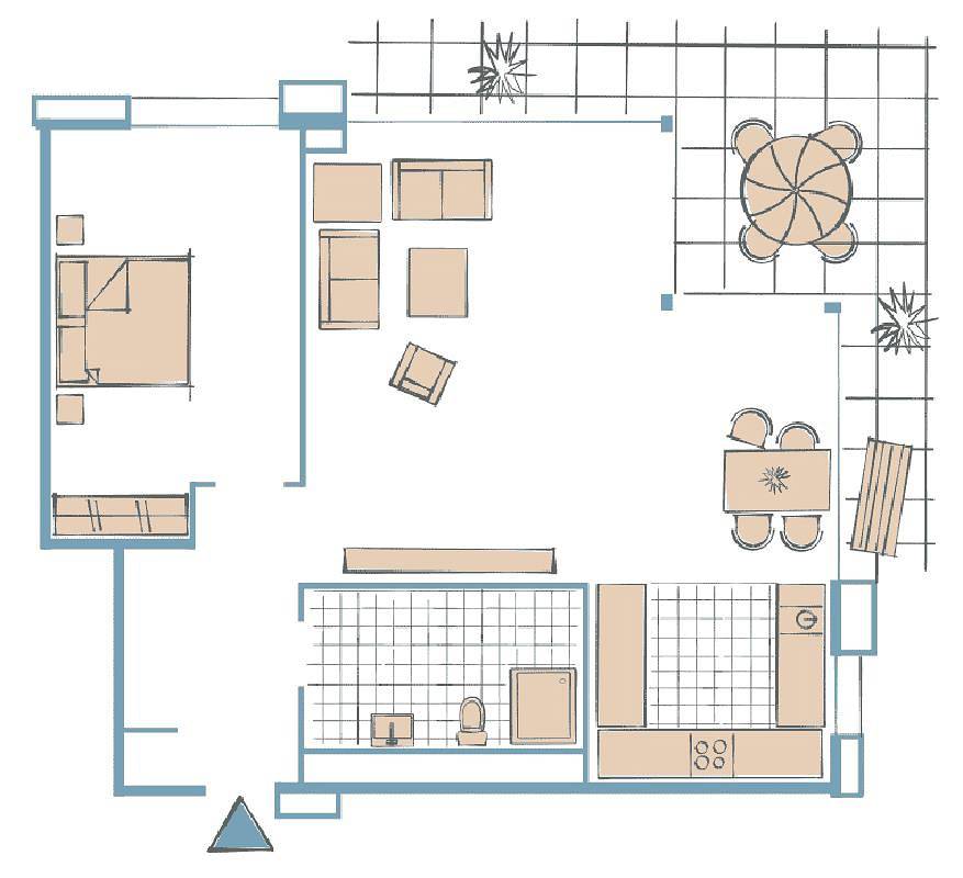 Ganze Wohnung, Ferienwohnung „Dünenglück“ in Heiligenhafen mit Meerblick in Steinwarder, Heiligenhafen