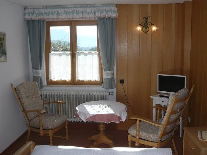 Zimmer für 2 Personen, mit Seeblick und Garten - 1