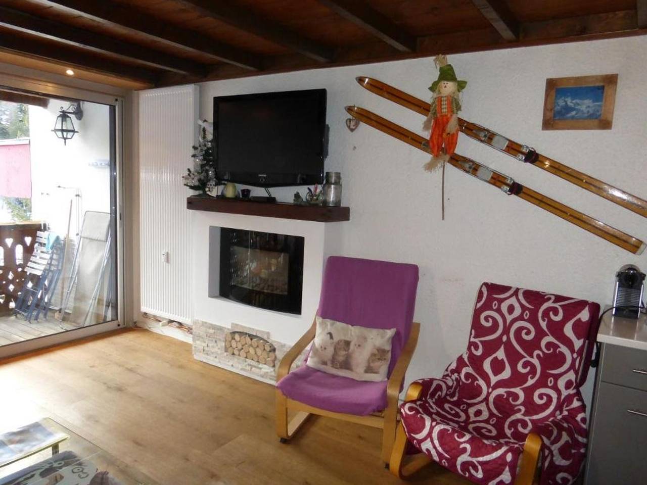 Entire apartment, Bright T2 apartment with balcony in Pra Loup 1600 in Pra-Loup, Uvernet-Fours