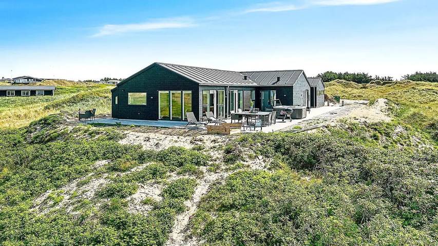 Ferienhaus mit meerblick für 11 Personen, mit Whirlpool und Terrasse sowie Sauna in Grønhøj Strand - 3