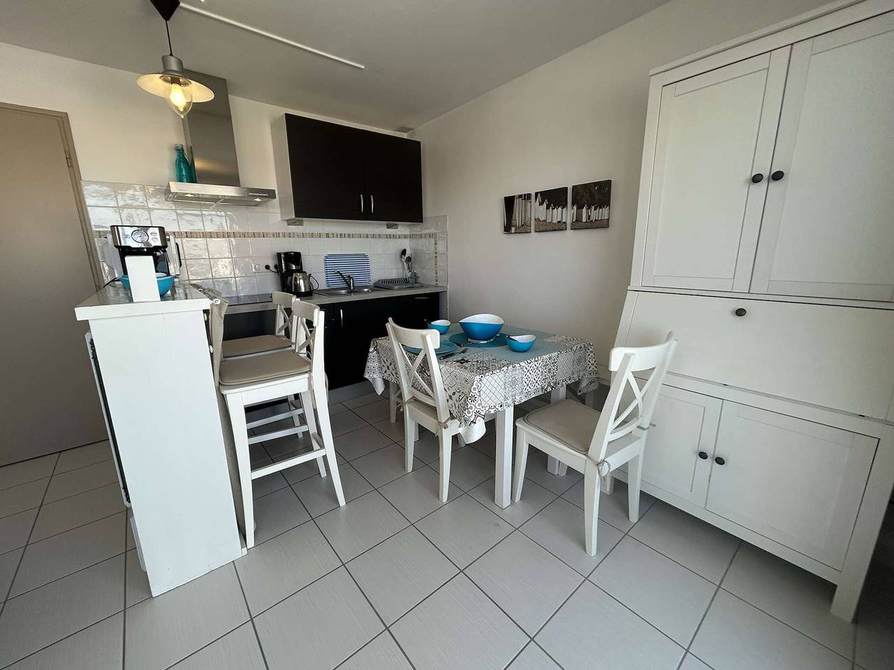 Ganze Wohnung, 2-Zimmer-Wohnung mit Balkon und Privatparkplatz in L'Herbaudière, Noirmoutier-en-l'Île