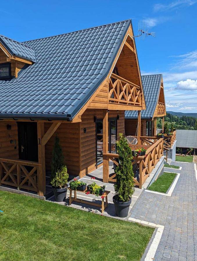 Domek letniskowy dla 9 osób, z sauna i ogród oraz widok w Duszniki-Zdrój