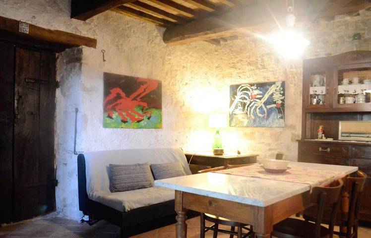 Location de vacances pour 5 personnes, avec piscine ainsi que jardin et vue, animaux acceptés à Campiglia d'Orcia - 4