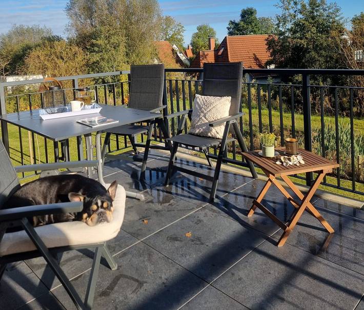 Ferienwohnung für 4 Personen, mit Balkon und Sauna, mit Haustier in Dorum