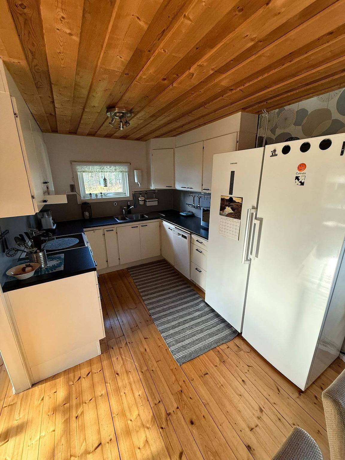 Das Haus von Camp Caroli Olala in Kiruna, Lappland (Schweden)