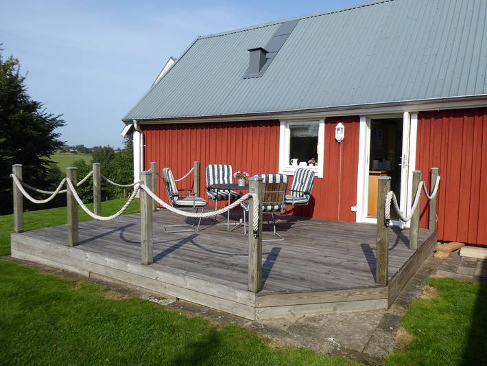 Ferienhaus für 4 Personen, mit Terrasse und Garten in Laholm