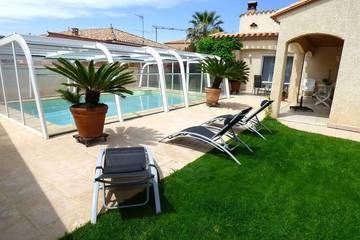 Gîte pour 6 personnes, avec jardin à Saint-Estève