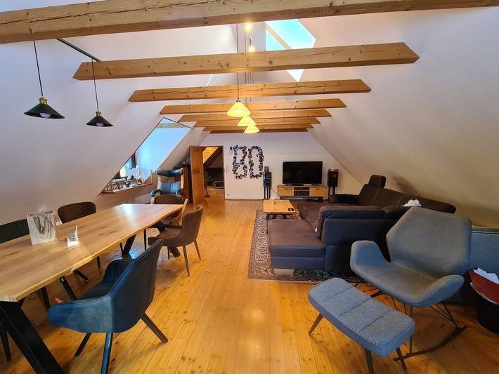 Ferienwohnung für 5 Personen, mit Balkon und Balkon/Terrasse sowie Terrasse und Garten in Naila - 3