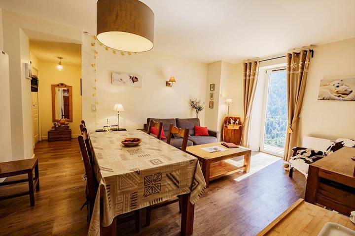 Gîte pour 6 personnes, avec Balcon et Vue dans Office de Tourisme de Hauteluce Les Saisies
