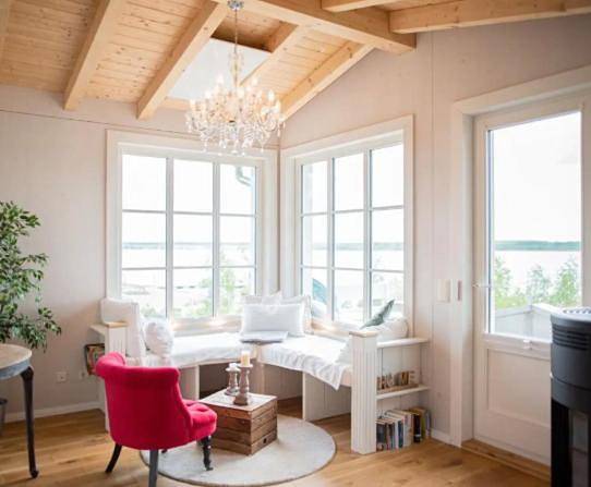 Ferienhaus für 5 Personen, mit Seeblick und Terrasse sowie Ausblick und Sauna in Neukieritzsch - 4