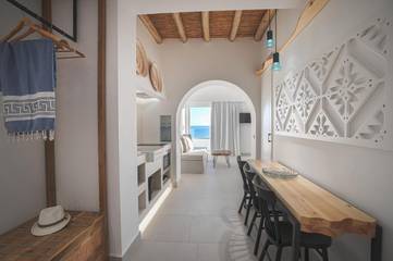 Gîte pour 3 personnes, avec balcon et jacuzzi dans Chóra Sfakíon