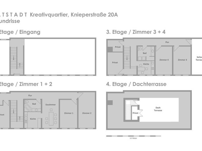 Ganze Ferienwohnung, Altstadt-Kreativquartier - 4-farbig in Ozeaneum Stralsund, Stralsund