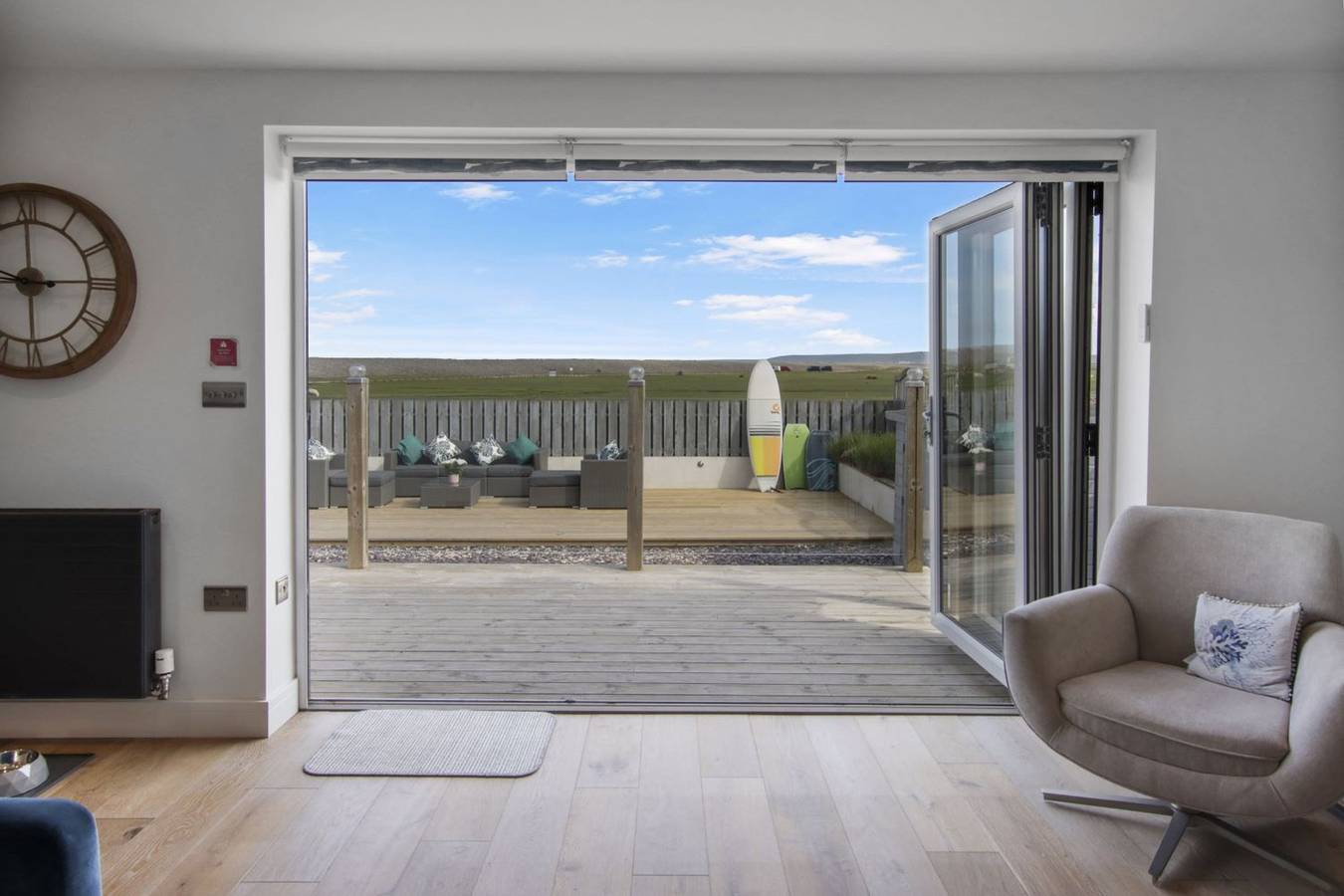 Stylish beachside house with superb coastal views in Westward Ho, Hartland Devon Heritage Coast
