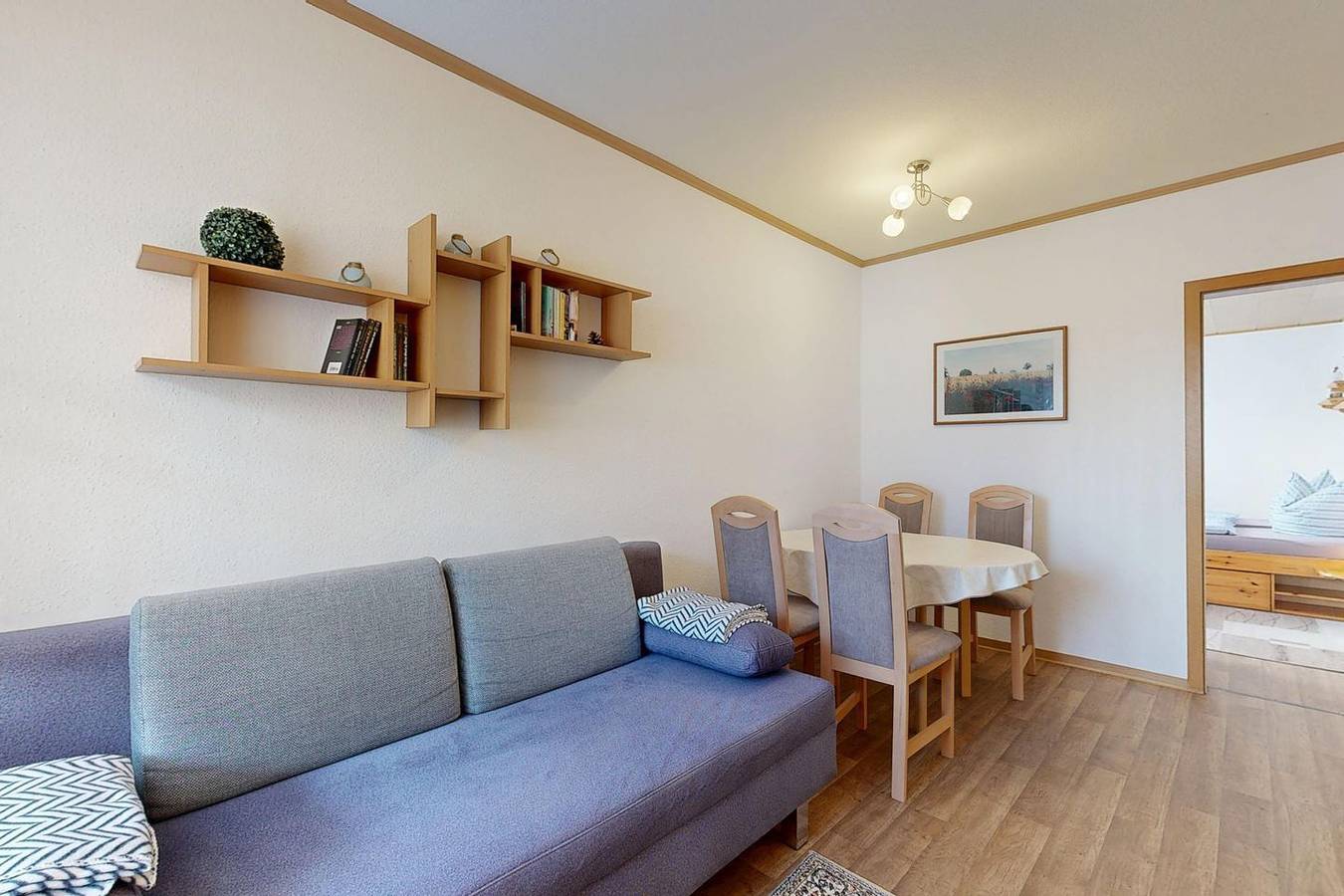 Ganze Wohnung, Kleine Ferienwohnung für 2 Personen in unmittelbarer Strandnähe und Süd-Terrasse in Ostseebad Binz, Binz