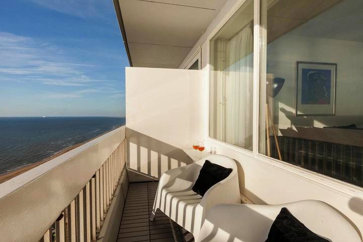 Ferienwohnung für 4 Personen, mit Balkon und Ausblick in Zandvoort