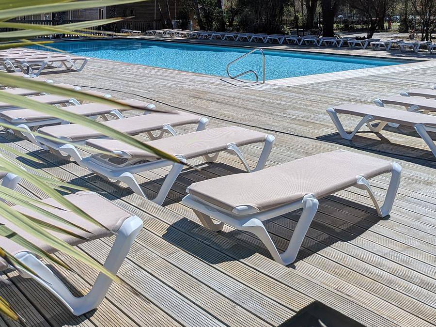 Camping Landae - Unterkunft 4 personen - Ungewöhnlich Sylodge 2ch 4pers in Ondres, Côte d’Argent