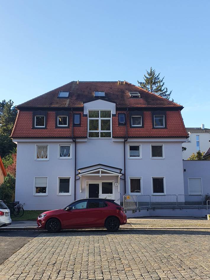 Ferienwohnung für 4 Personen, mit Balkon und Balkon/Terrasse sowie Terrasse und Garten in Internationales Dixieland Festival Dresden