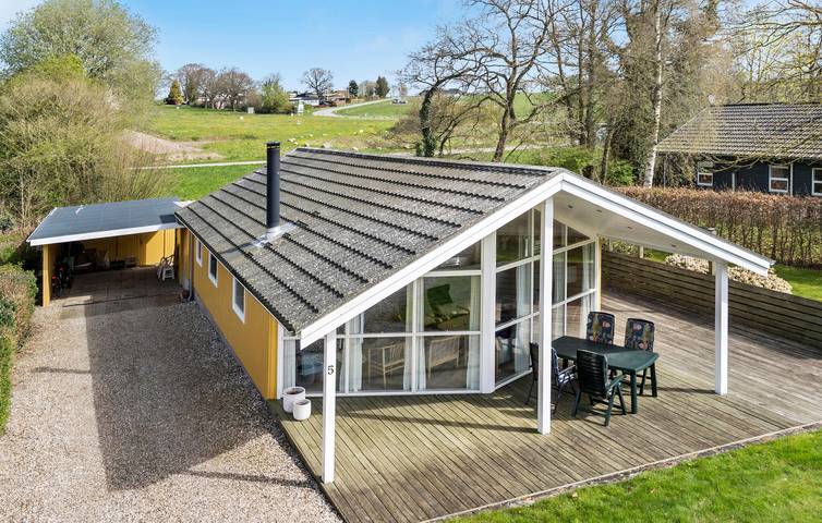 Ferienhaus für 6 Personen, mit Terrasse und Garten in Hejsager Strand