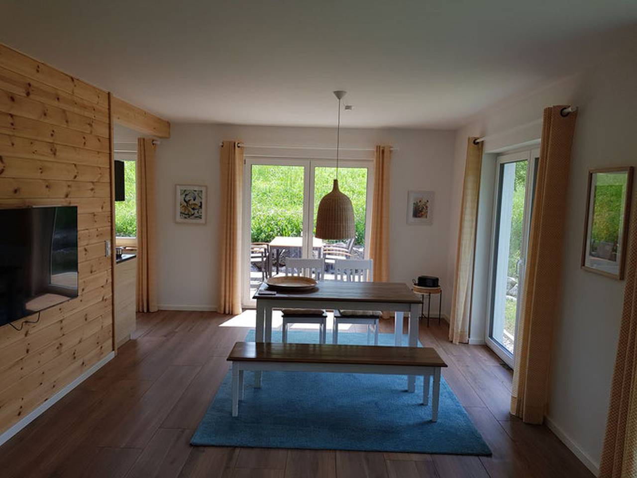 Ferienhaus 'Sonnenweide, 85qm' mit Privatterrasse, Gemeinschaftsgarten und Wi-Fi in Salem, Region Bodensee-Oberschwaben