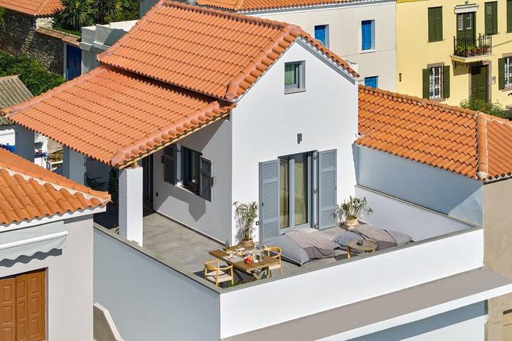 Gîte pour 4 personnes, avec vue et terrasse, animaux acceptés dans Σκάλα Ερεσού - 3