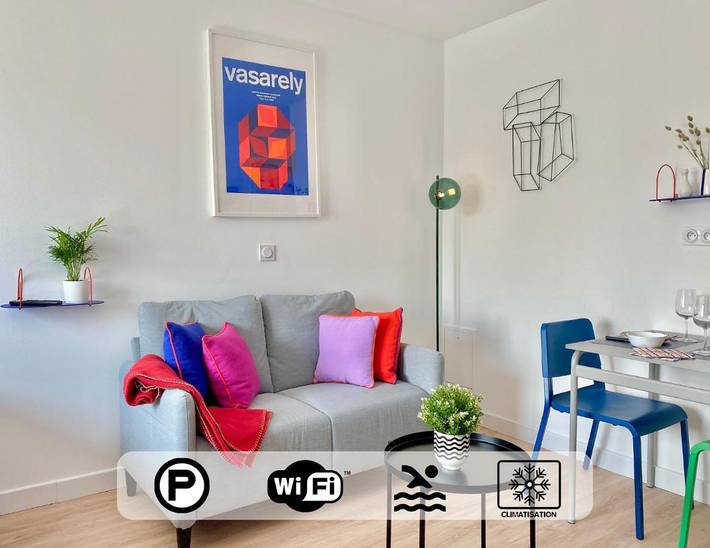 Apartamento de vacaciones para 2 personas, con piscina - 1