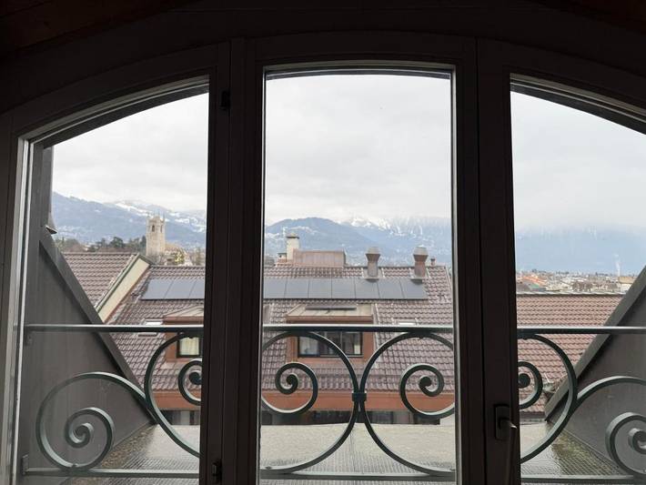 Appartement de vacances pour 2 personnes, avec Balcon et Terrasse ainsi que Vue et Vue sur le lac