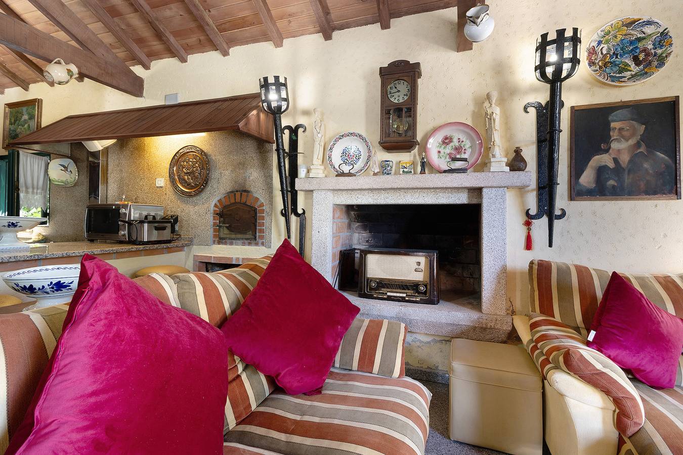 Casa rural 'Casa De Campo T3' con vistas a la montaña, Wi-Fi y aire acondicionado in Pinheiro, Distrito de Braga